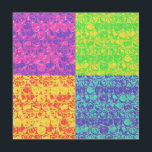 Rainbow bubble wrap pop art<br><div class="desc">Pop art bubble wrap pattern in rainbow colours</div>