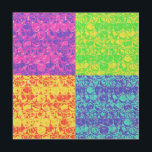 Rainbow bubble wrap pop art<br><div class="desc">Pop art bubble wrap pattern in rainbow colours</div>