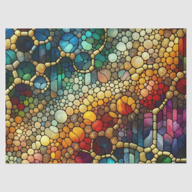 Rainbow Bubbles Tissue Paper (Front)