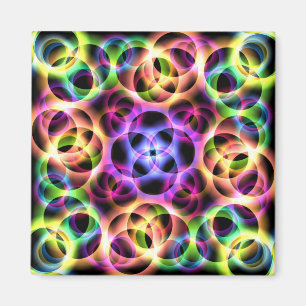 Rainbow Bubbles Two Magnet