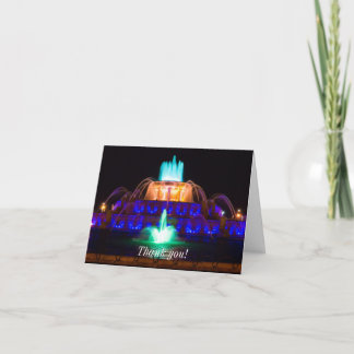 Rainbow Buckingham Thank You Card