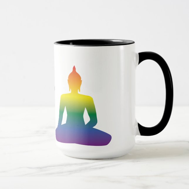 Rainbow Buddha Mug (Right)