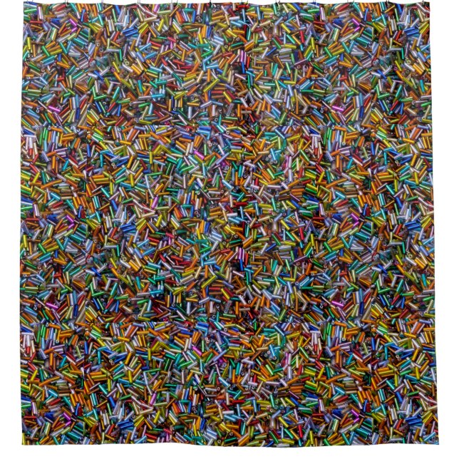 Rainbow Bugle Beads (Front)