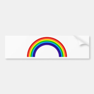 rainbow bumper sticker