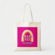 Rainbow Business Volunteer Thank You Hot Pink
