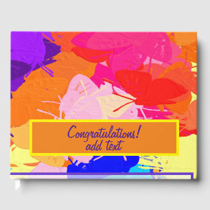 Rainbow Butterflies Guest Book