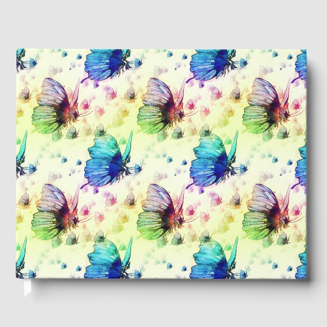 Rainbow Butterflies Guestbook (Front)