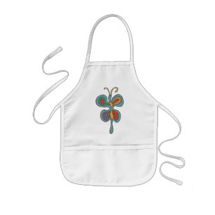 Rainbow Butterfly Apron