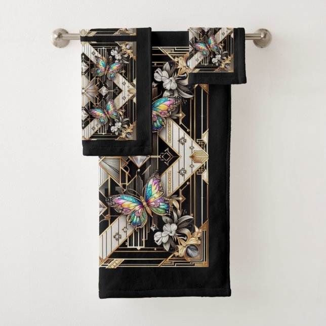 Rainbow Butterfly Art Deco Art Nouveau (En situation)