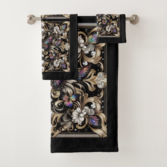 Rainbow Butterfly Art Deco Art Nouveau (En situation)