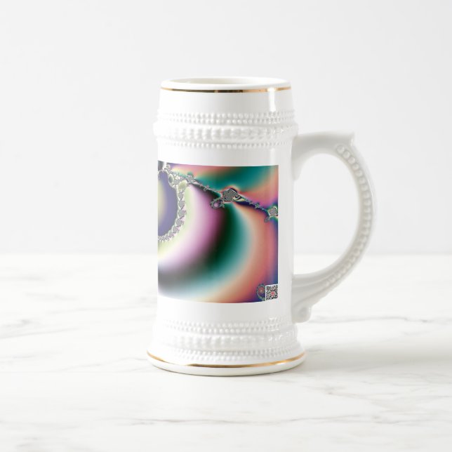 Rainbow Butterfly Beer Stein (Right)
