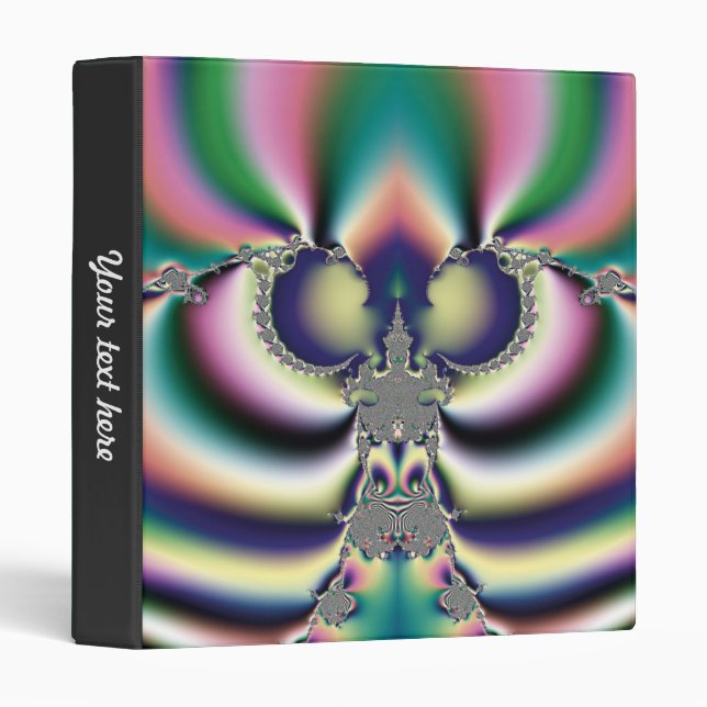 Rainbow Butterfly Binder (Front/Spine)