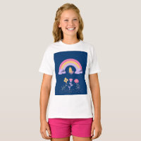 Rainbow Butterfly Flowers Cloud