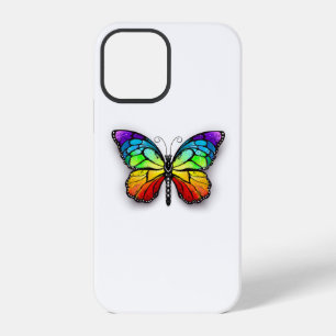 Rainbow butterfly Monarch iPhone 12 Pro Case