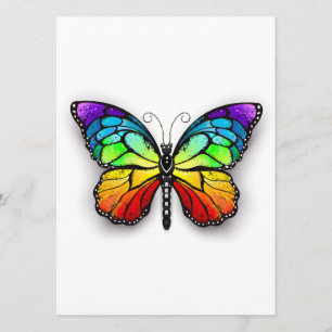 Rainbow butterfly Monarch Menu