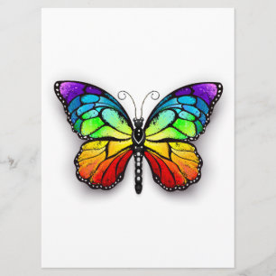 Rainbow butterfly Monarch Menu