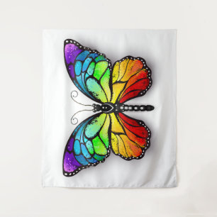 Rainbow butterfly Monarch Tapestry