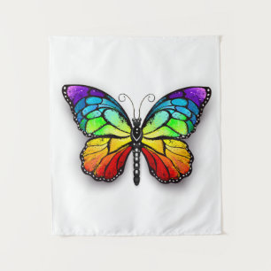 Rainbow butterfly Monarch Tapestry