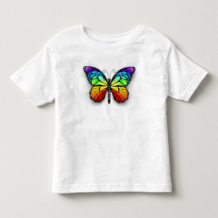 Rainbow butterfly Monarch Toddler T-shirt