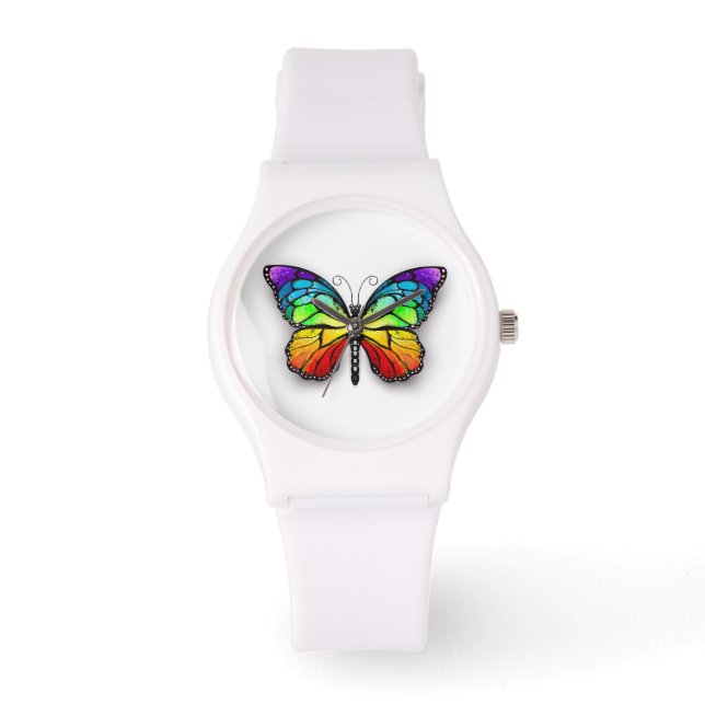 Rainbow butterfly Monarch Watch (Front)