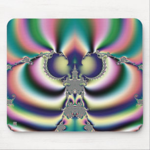 Rainbow Butterfly Mouse Pad