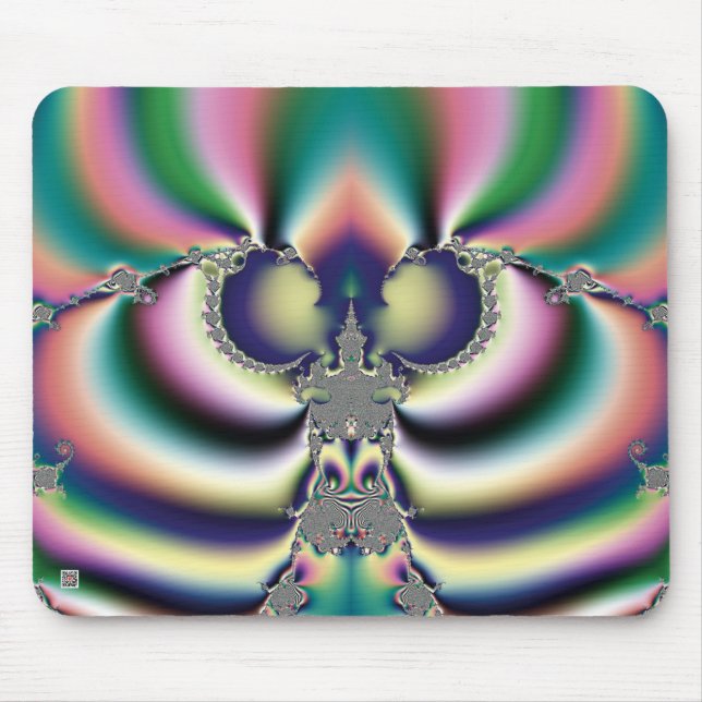 Rainbow Butterfly Mouse Pad (Front)