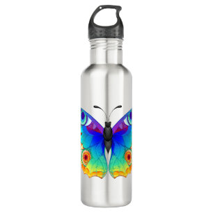 Rainbow Butterfly Peacock Eye 710 Ml Water Bottle