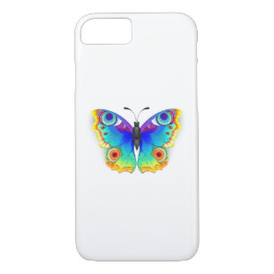 Rainbow Butterfly Peacock Eye Case-Mate iPhone Case