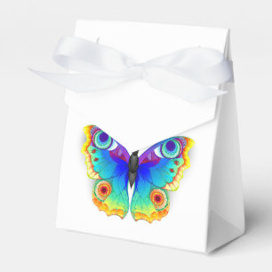 Rainbow Butterfly Peacock Eye Favor Box