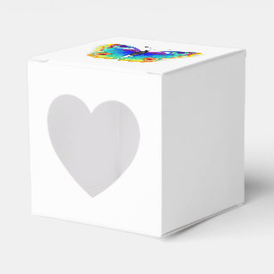 Rainbow Butterfly Peacock Eye Favor Box