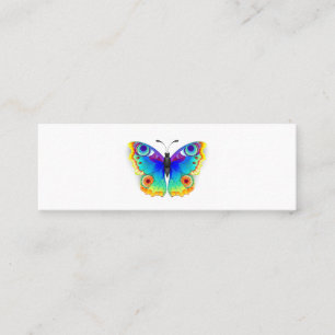 Rainbow Butterfly Peacock Eye Loyalty Card