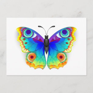 Rainbow Butterfly Peacock Eye Menu