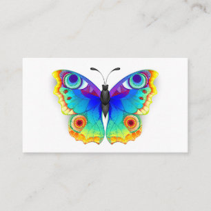 Rainbow Butterfly Peacock Eye Place Card