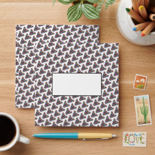 Rainbow Butterfly - Square Envelope