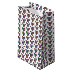 Rainbow Butterfly (white) - Gift Bag