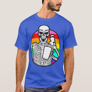 Rainbow Caffeine Coffee Drink Gay Pride Halloween T-Shirt