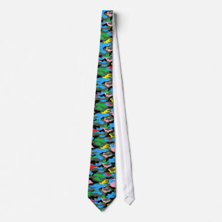 rainbow camo mens neck tie