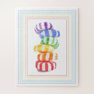RAINBOW CANDY 16x20 Big Pieces Puzzle