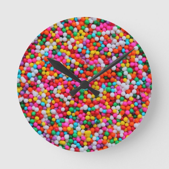 Rainbow Candy Colour Overload Clock (Front)