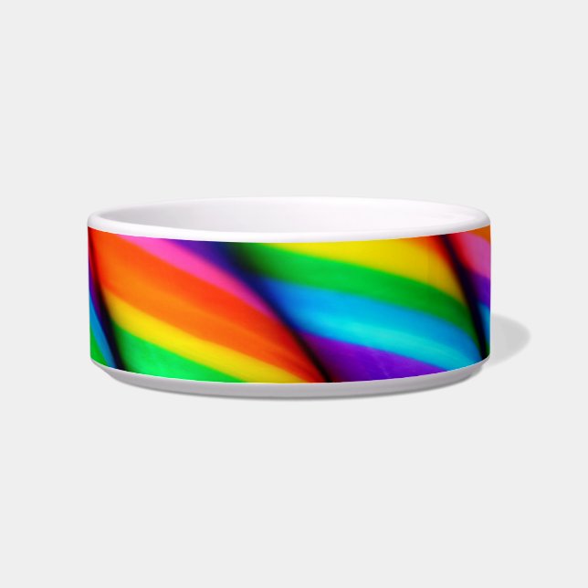 Rainbow Candy Pet Bowl (Left)