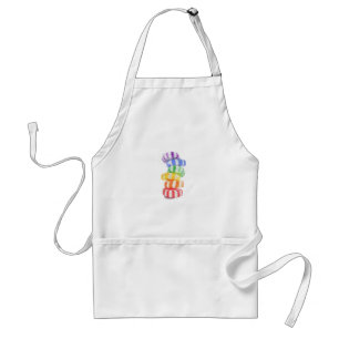 RAINBOW CANDY Standard Apron