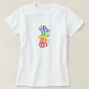 RAINBOW CANDY T-Shirt basique pour femme
