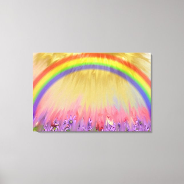 rainbow canvas print (Front)