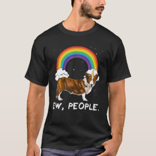 Rainbow Cardigan Welsh Corgi Ew People Unicorn Dog T-Shirt