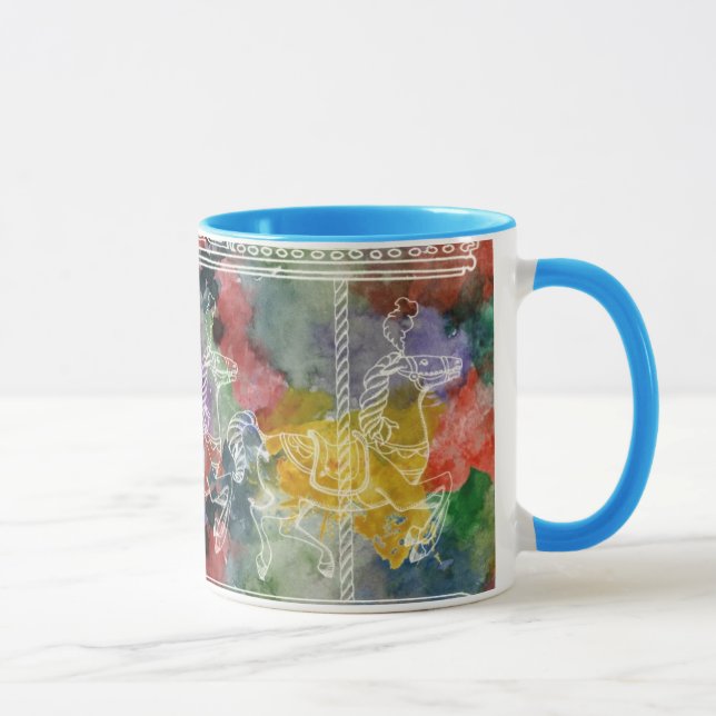 Rainbow Carousel Mug (Right)