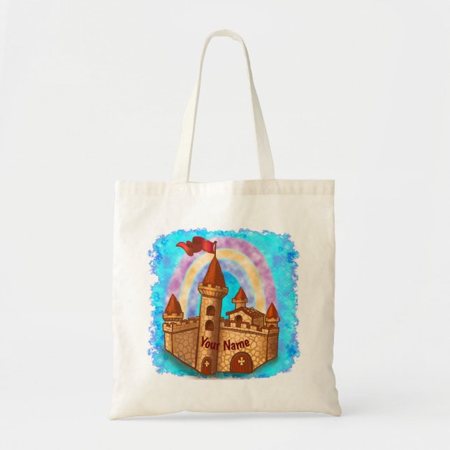 Rainbow Castle  Tote Bag (Front)