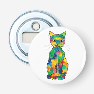 Rainbow Cat Bottle Opener
