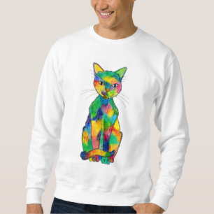 Rainbow Cat Sweatshirt