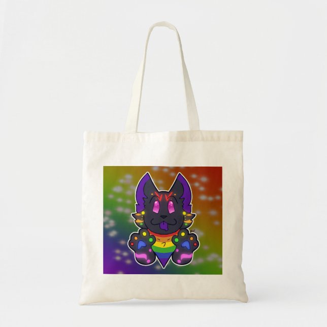 Rainbow Cat  Tote Bag (Front)