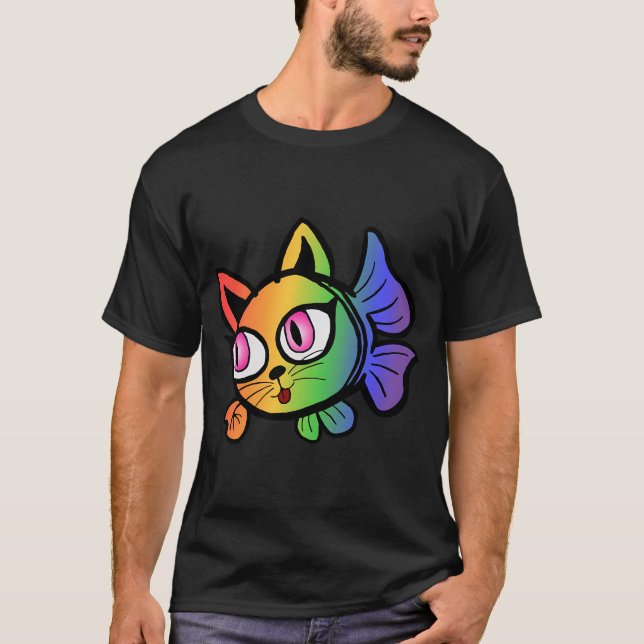 Rainbow Catfish T-Shirt (Front)